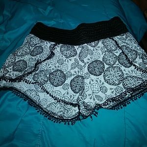 White and Black Shorts | No Boundaries